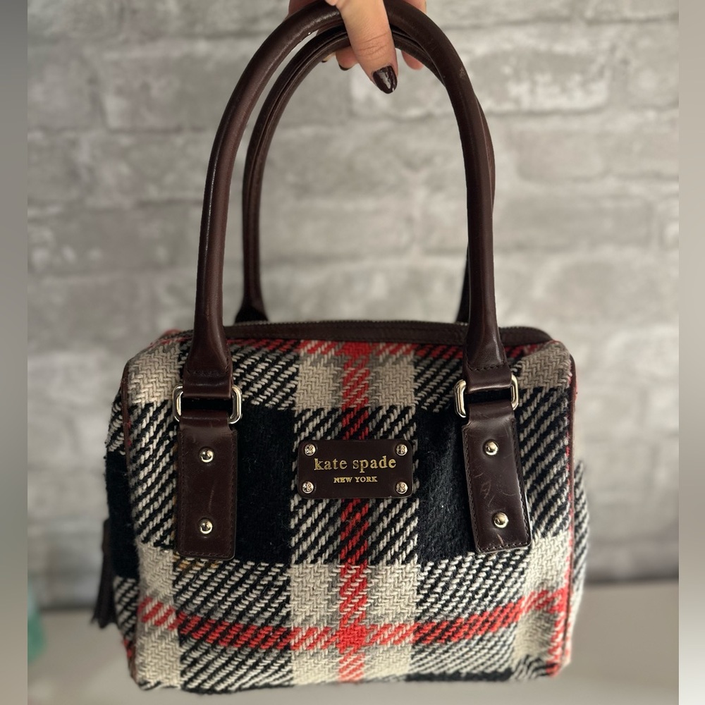Kate Spade New York Ruby Park Plaid Satchel
